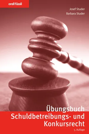 Übungsbuch Schuldbetreibungs- und  Konkursrecht