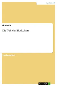 Die Welt der Blockchain_cover