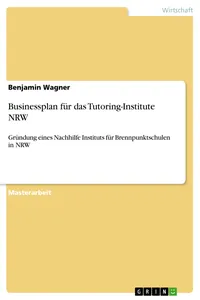 Businessplan für das Tutoring-Institute NRW_cover