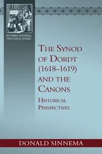 The Synod of Dordt and the Canons_cover