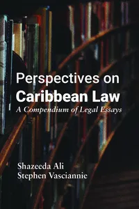 Perspectives on Caribbean Law_cover