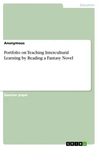 Portfolio on Teaching Intercultural Learning by Reading a Fantasy Novel_cover
