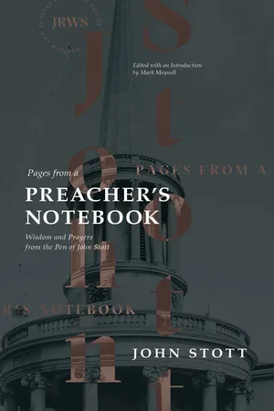 Pages from a Preacher's Notebook