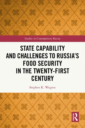 State Capability and Challenges to Russia’s Food Security in the Twenty-first Century