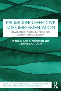 Promoting Effective MTSS Implementation_cover