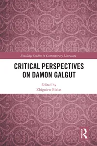 Critical Perspectives on Damon Galgut_cover
