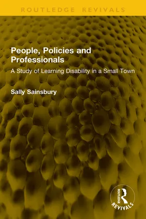 People, Policies and Professionals