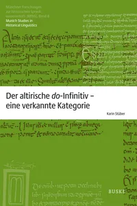 Der altirische do-Infinitiv - eine verkannte Kategorie_cover