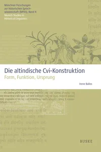 Die altindische Cvi-Konstruktion_cover