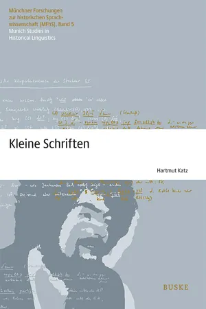 Kleine Schriften