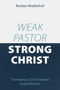 Weak Pastor, Strong Christ_cover