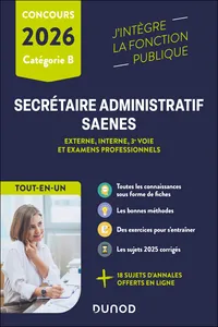 Concours Secrétaire administratif et SAENES 2026- Tout-en-un_cover