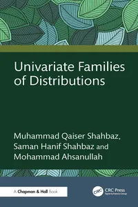 Univariate Families of Distributions_cover