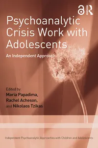 Psychoanalytic Crisis Work with Adolescents_cover