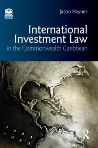 International Investment Law in the Commonwealth Caribbean_cover