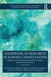 Handbook of Research in School Consultation_cover