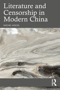 Literature and Censorship in Modern China_cover