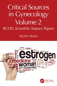 Critical Sources in Gynecology, Volume 2_cover