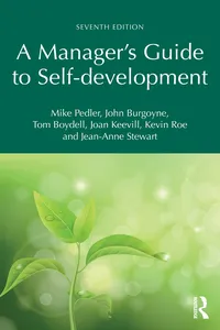 A Manager's Guide to Self-development