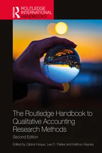The Routledge Handbook to Qualitative Accounting Research Methods_cover