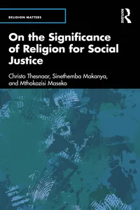 On the Significance of Religion for Social Justice_cover