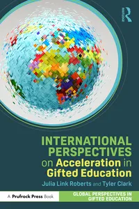 International Perspectives on Acceleration in Gifted Education_cover