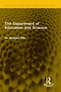 The Department of Education and Science_cover