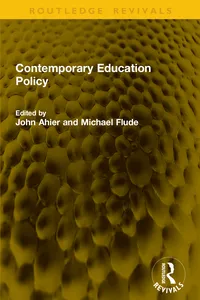 Contemporary Education Policy