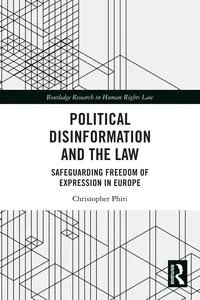 Political Disinformation and the Law_cover