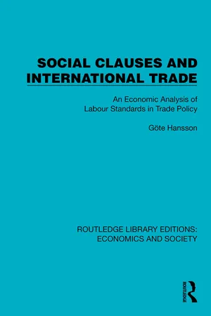 Social Clauses and International Trade
