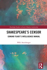 Shakespeare’s Censor_cover
