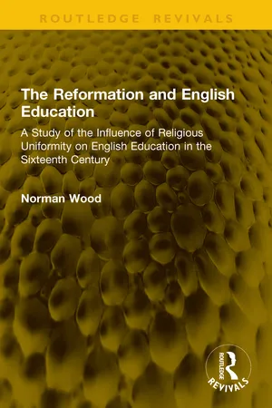 The Reformation and English Education