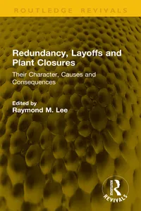 Redundancy, Layoffs and Plant Closures_cover
