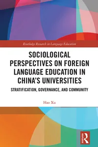 Sociological Perspectives on Foreign Language Education in China’s Universities_cover