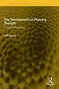 The Development of Planning Thought_cover