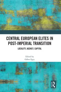Central European Elites in Post-Imperial Transition_cover