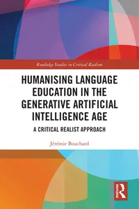 Humanising Language Education in the Generative Artificial Intelligence Age_cover