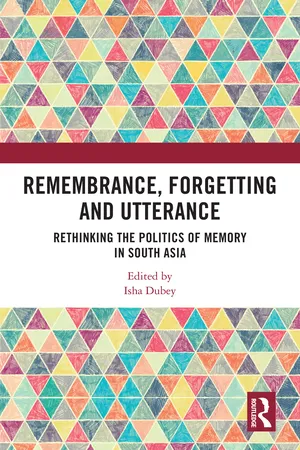 Remembrance, Forgetting and Utterance