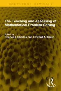 The Teaching and Assessing of Mathematical Problem Solving_cover