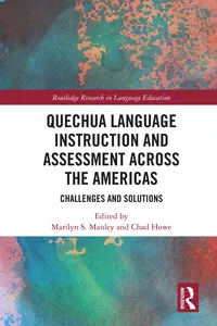Quechua Language Instruction and Assessment Across the Americas_cover