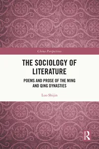 The Sociology of Literature_cover