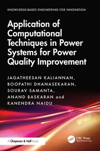 Application of Computational Techniques in Power Systems for Power Quality Improvement_cover