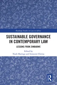 Sustainable Governance in Contemporary Law_cover