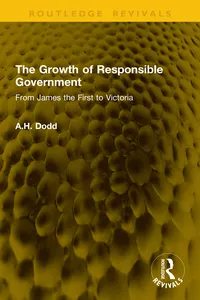 The Growth of Responsible Government_cover