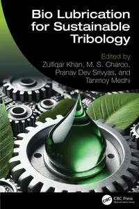 Bio Lubrication for Sustainable Tribology_cover