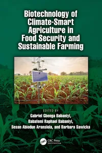 Biotechnology of Climate-Smart Agriculture in Food Security and Sustainable Farming_cover