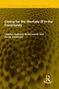 Caring for the Mentally Ill in the Community_cover