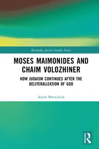 Moses Maimonides and Chaim Volozhiner_cover