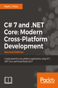 C# 7 and .NET Core: Modern Cross-Platform Development - Second Edition_cover