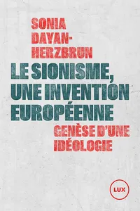 Le sionisme, une invention européenne_cover